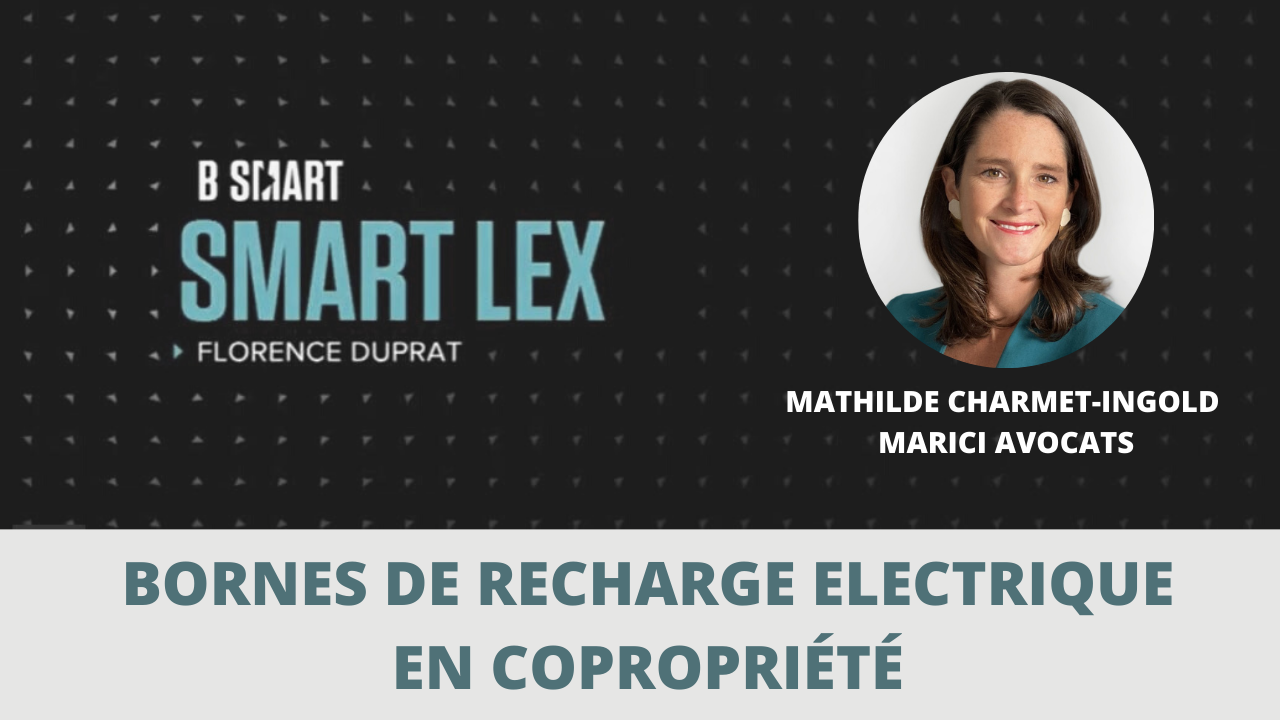 Vidéo : Mathilde Charmet Ingold invitée de l’émission SmartLex sur le droit à la prise