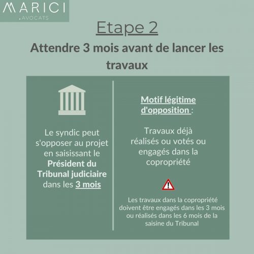 Étape 2 : Attendre 3 mois avant de lancer les travaux de raccordement électrique