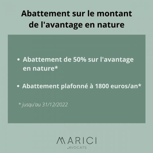 Abattement sur le montant de l'avantage en nature d'un véhicule électrique de fonction