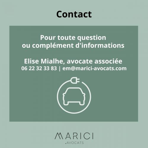 Contact Elise Mialhe avocate associée chez Marici Avocats